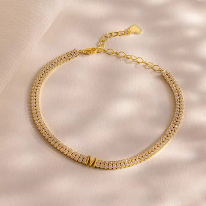 Initial Tennis Armband